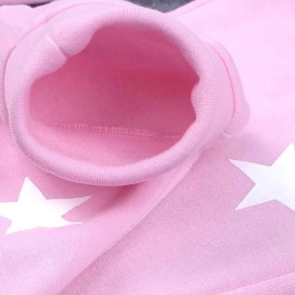 ✨RESTOCKED!! Pink Star Pattern Cotton Sweatpants✨ - Picture 5 of 6